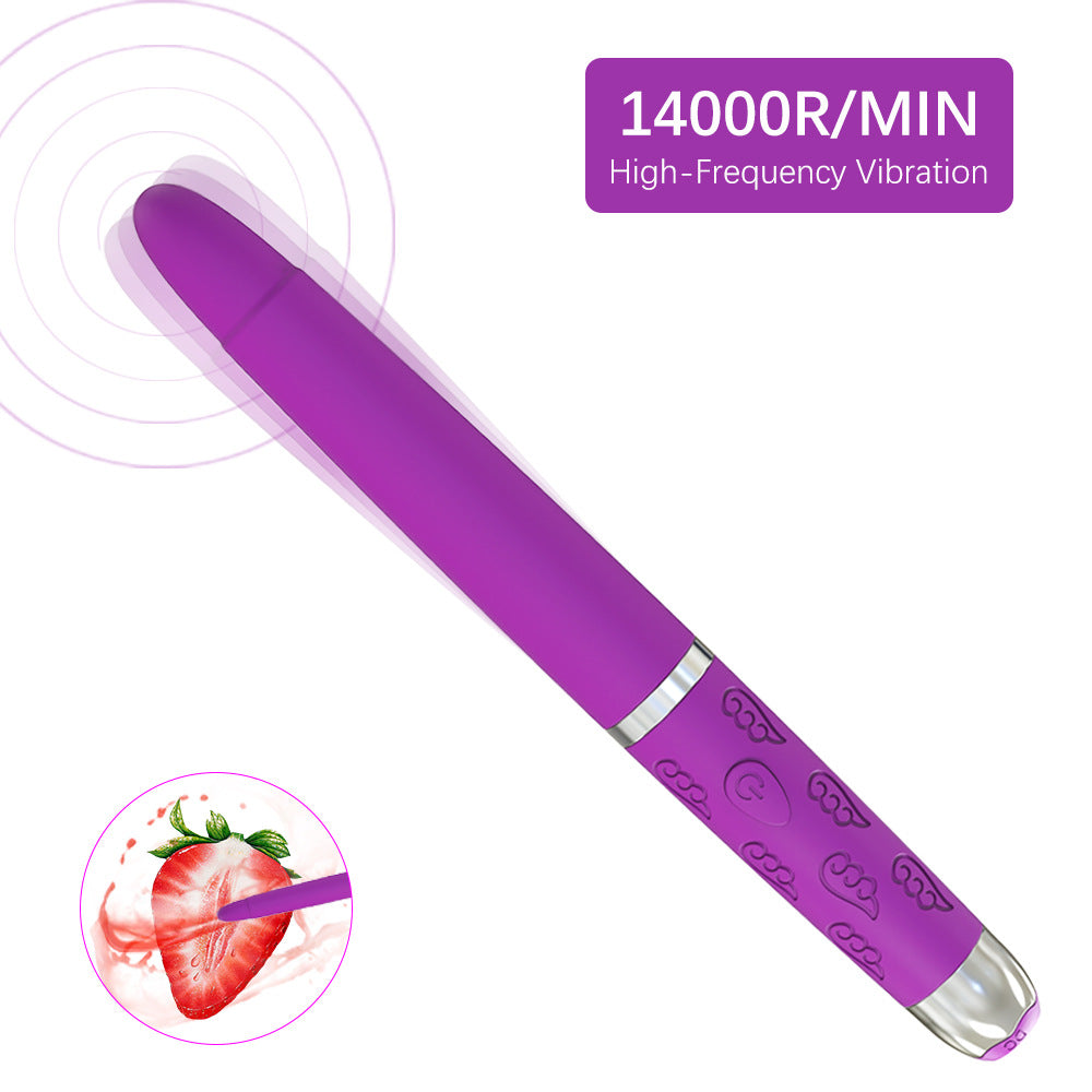 USB Rechargeable Vaginal Clit Pen Vibrator for Women