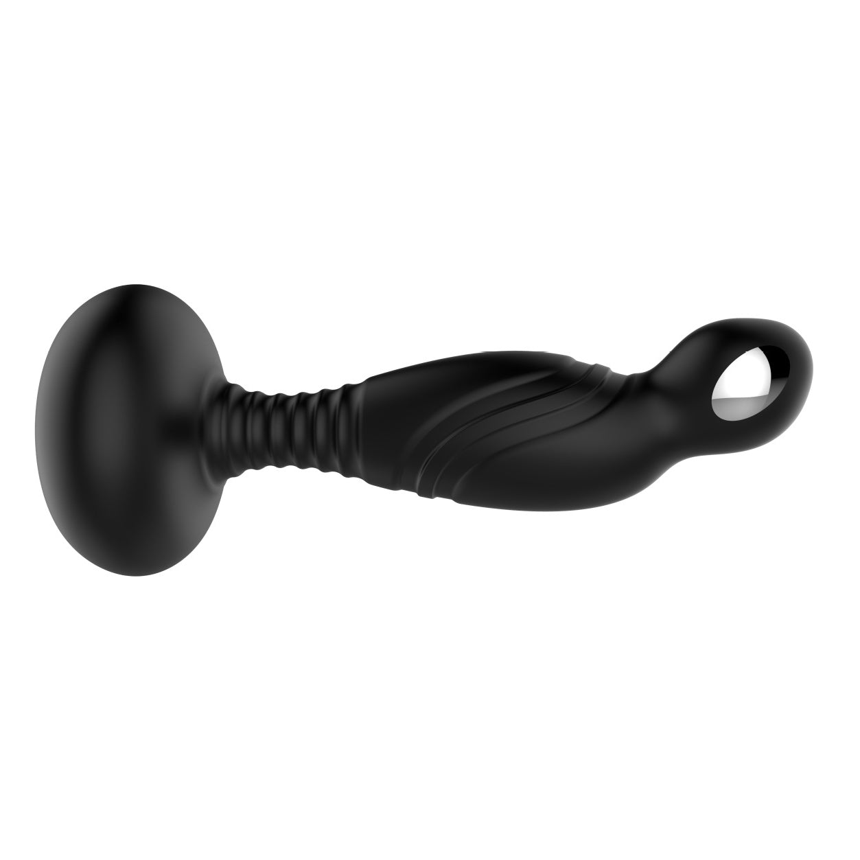 Black Anal Butt Plug Vibrating Massager Sex Toys