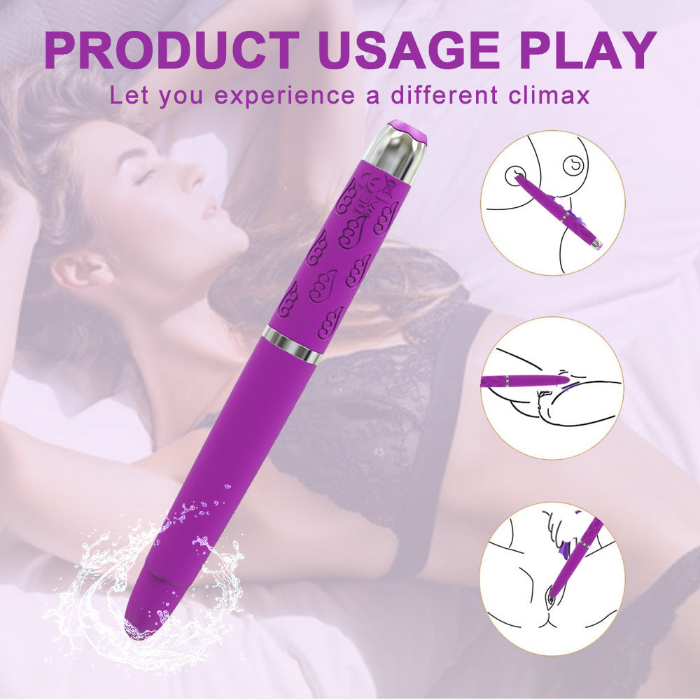 USB Rechargeable Vaginal Clit Pen Vibrator for Women